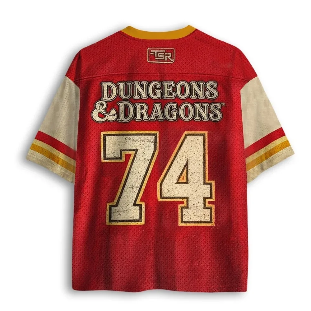 Retro Dragon and Dungeon 74 Fantasy Role Playing Game Dragon 3D Print Breatha Quick-Dry Men T-Shirt Casual Parent-child Clothing