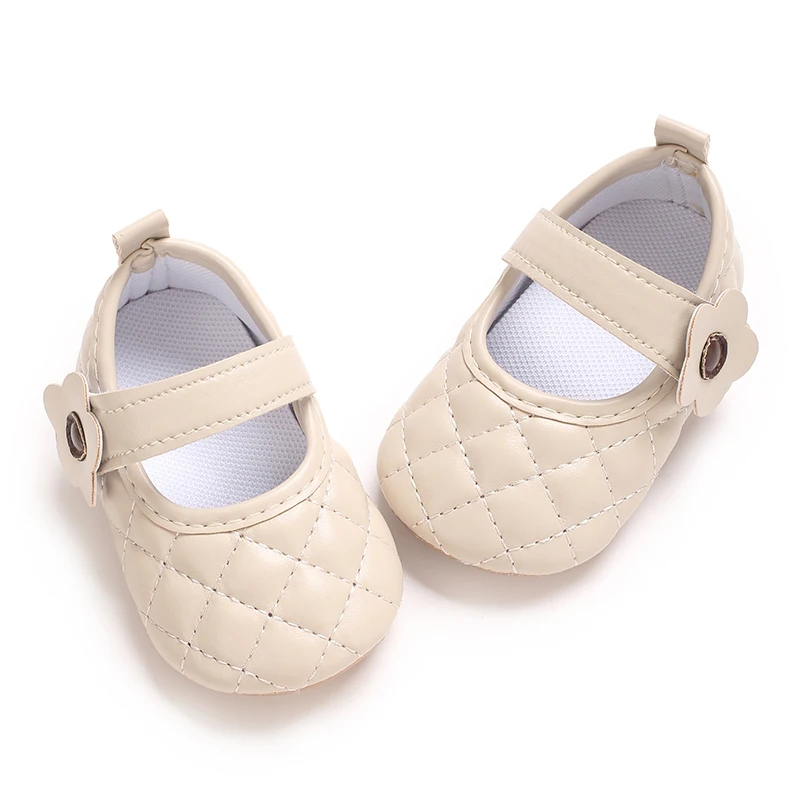 0-1Year Baby Shoes Infant Pre-Walker Shoes Girls Princess Bow Shoes Cute Breathable Flower Soft Sole Casual Sports Footwear