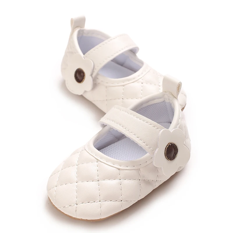 0-1Year Baby Shoes Infant Pre-Walker Shoes Girls Princess Bow Shoes Cute Breathable Flower Soft Sole Casual Sports Footwear