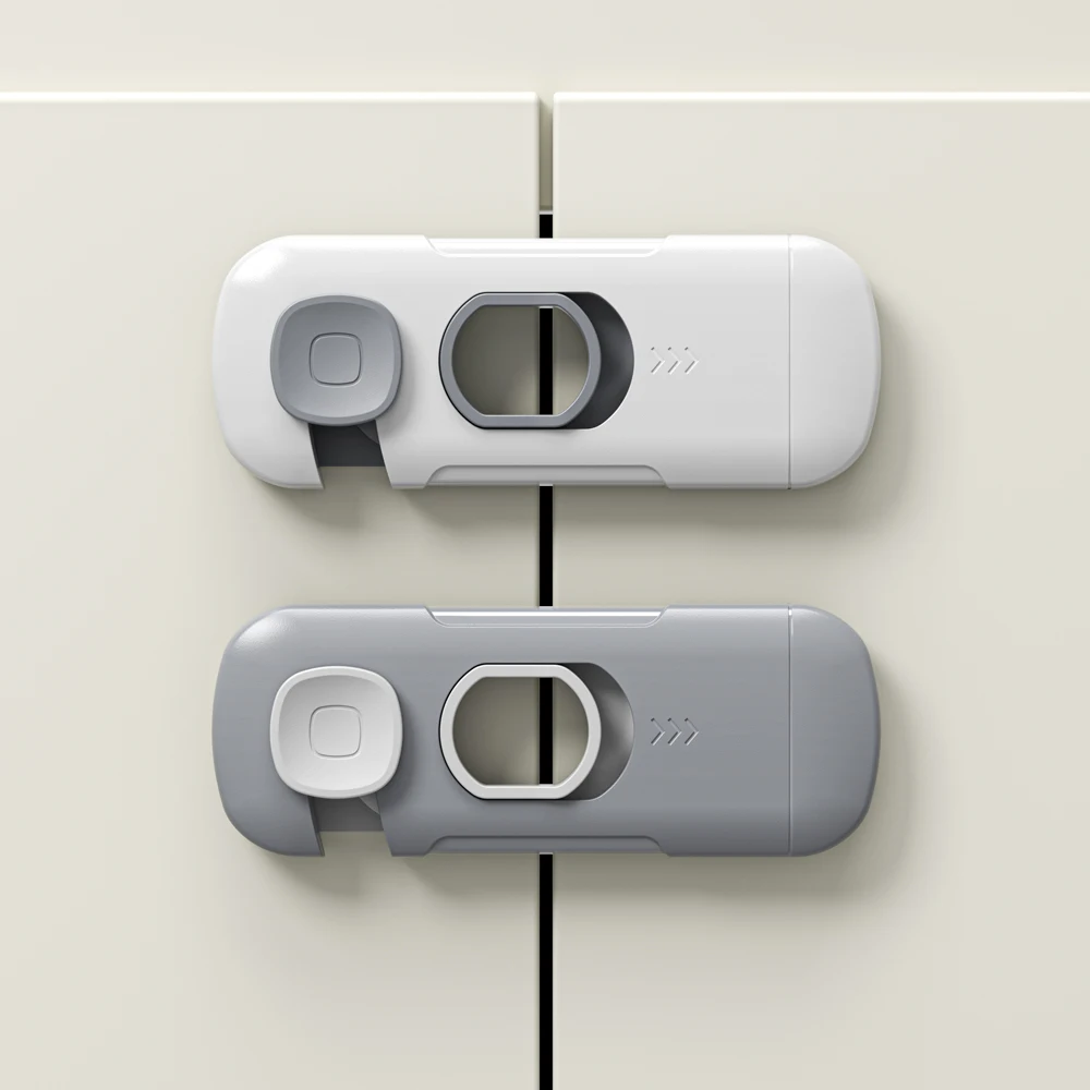 1/2/3/5pcs Child Safety Cabinet Lock Security Protection Home Refrigerator Safety Buckle Baby Anti-Pinch Hand Drawer Door Locks