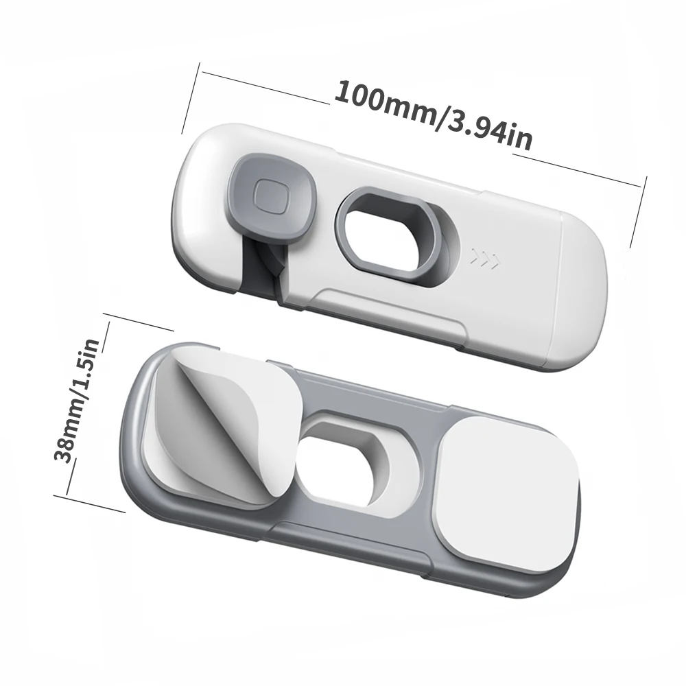 1/2/3/5pcs Child Safety Cabinet Lock Security Protection Home Refrigerator Safety Buckle Baby Anti-Pinch Hand Drawer Door Locks