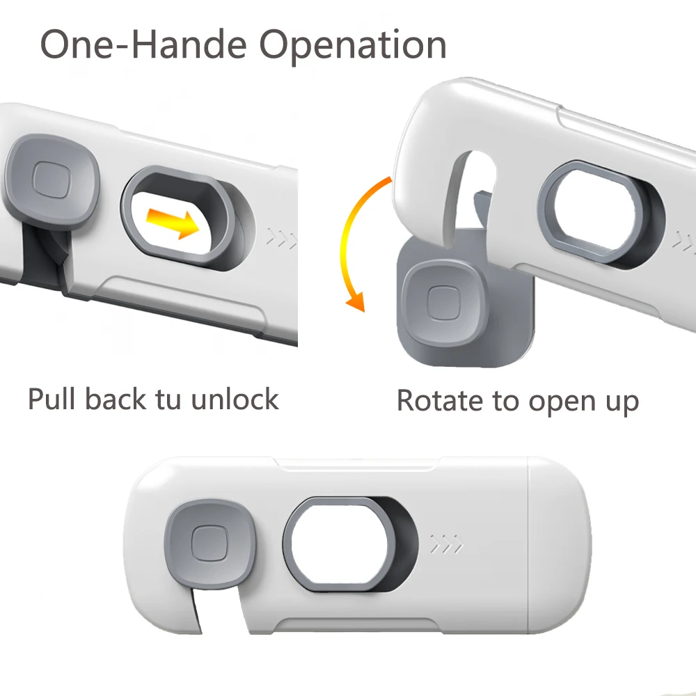 1/2/3/5pcs Child Safety Cabinet Lock Security Protection Home Refrigerator Safety Buckle Baby Anti-Pinch Hand Drawer Door Locks
