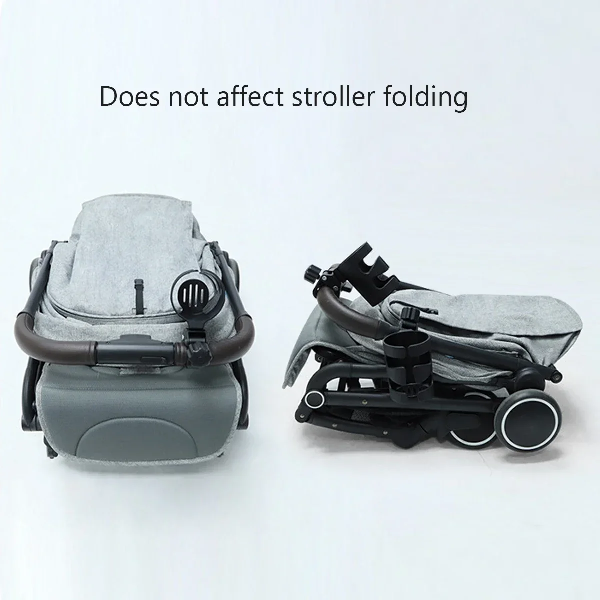 360 Degrees Rotation Drink Holder for Bike Pushchair Wheelchair Walker Bicycle Fits Most Cups Gifts for Relatives