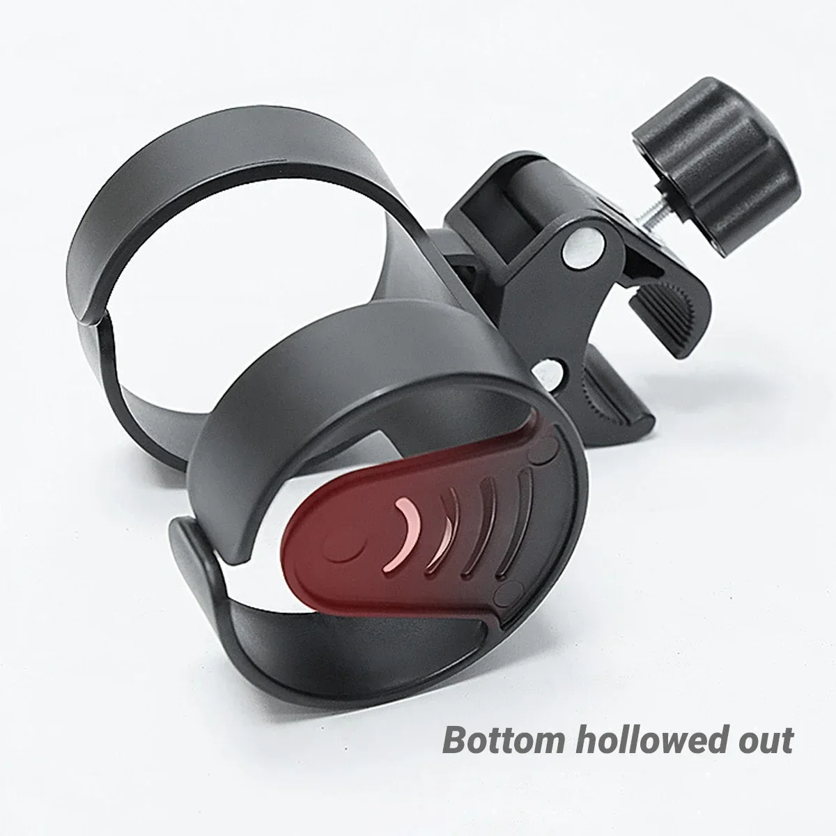 360 Degrees Rotation Drink Holder for Bike Pushchair Wheelchair Walker Bicycle Fits Most Cups Gifts for Relatives