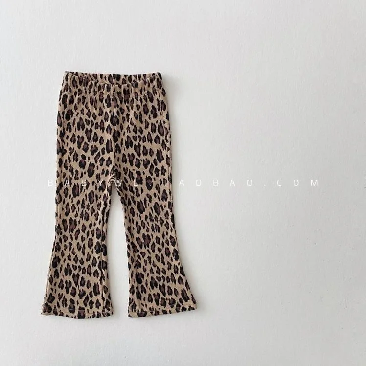 Girls Fashionable Flared Pants for Autumn and Winter Comfort Soft and Warmth Material Designed Suitable Little Girls Daily Wear