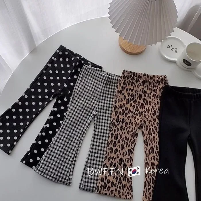 Girls Fashionable Flared Pants for Autumn and Winter Comfort Soft and Warmth Material Designed Suitable Little Girls Daily Wear