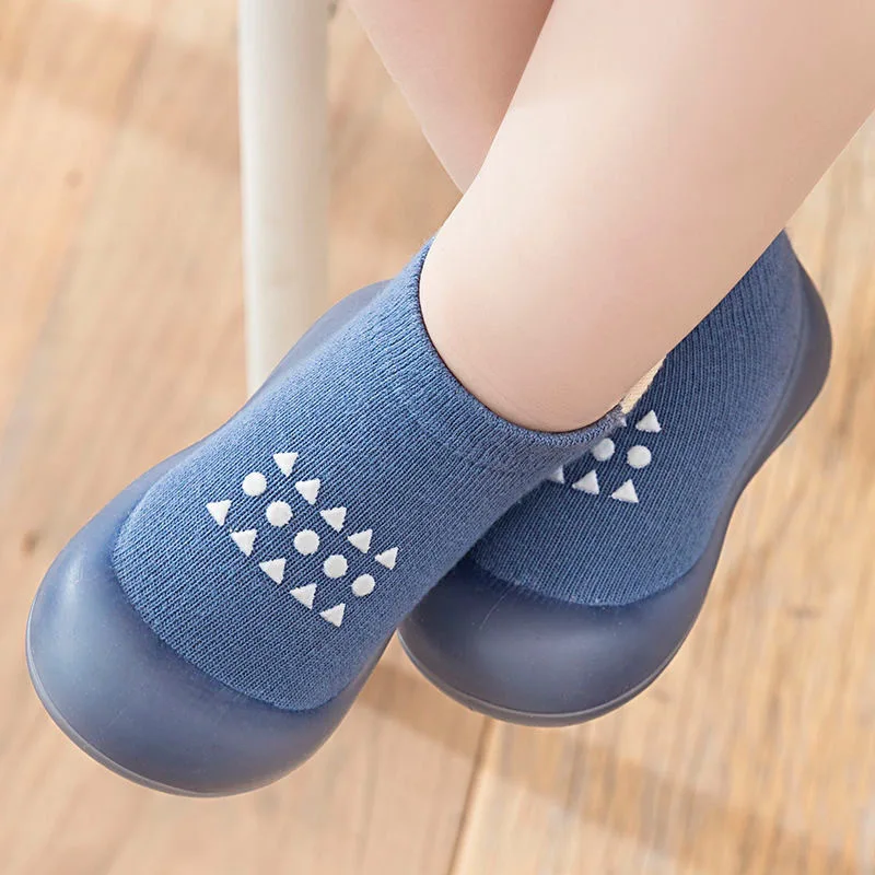 Summer New Combed Cotton Anti Slip and Breathable Children's Soft Sole Shoes Baby Walking Shoes Mesh Faced Baby Floor Socks