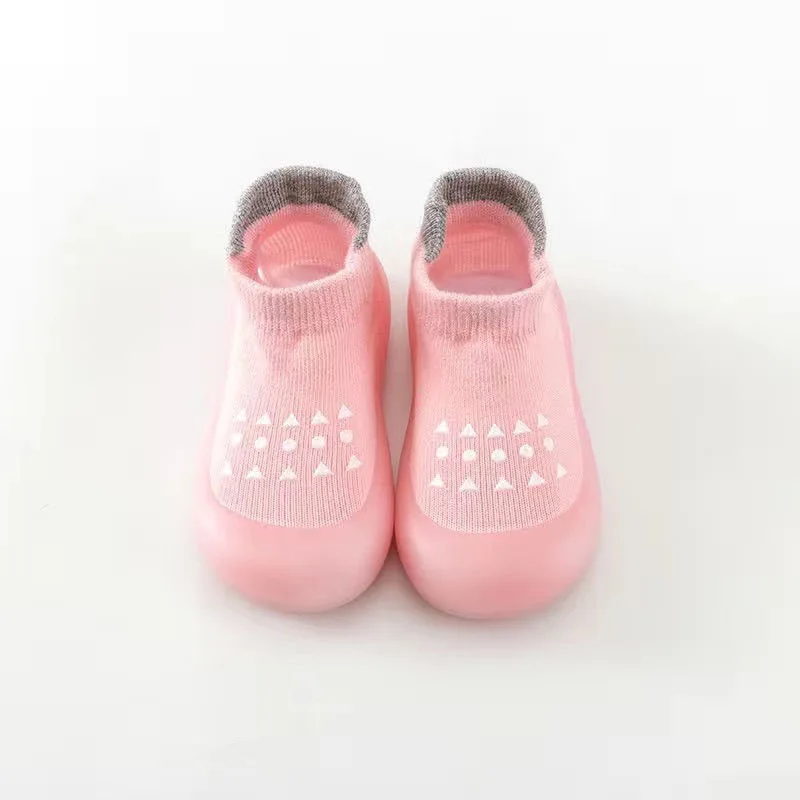 Summer New Combed Cotton Anti Slip and Breathable Children's Soft Sole Shoes Baby Walking Shoes Mesh Faced Baby Floor Socks