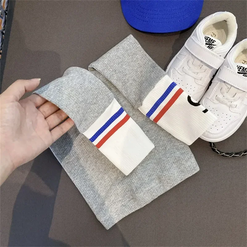 Autumn Children's Fashionable Sports Set Baby Girl Sweater + Leggings Two-piece Sets Girl Toddler Cartoon Alphabet Clothing