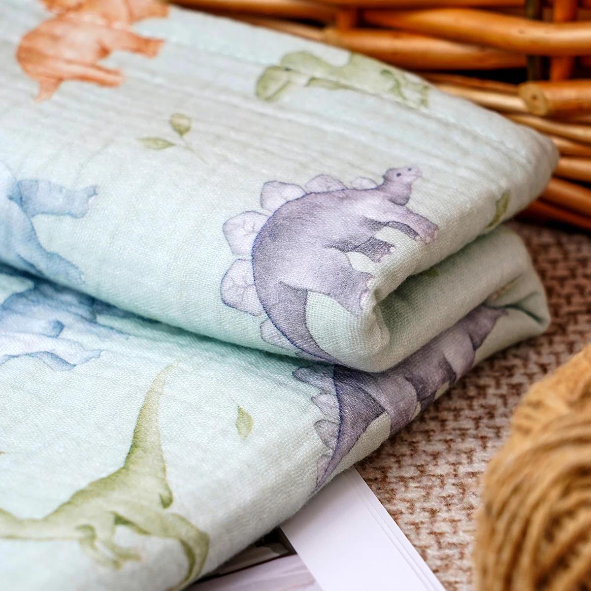 Kangobaby #My Soft Life# 100% Cotton Baby Muslin Blanket Infant Bath Towel Size 80x80cm