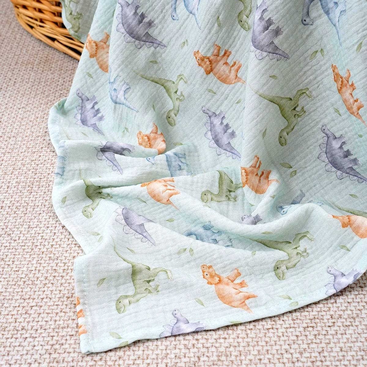 Kangobaby #My Soft Life# 100% Cotton Baby Muslin Blanket Infant Bath Towel Size 80x80cm