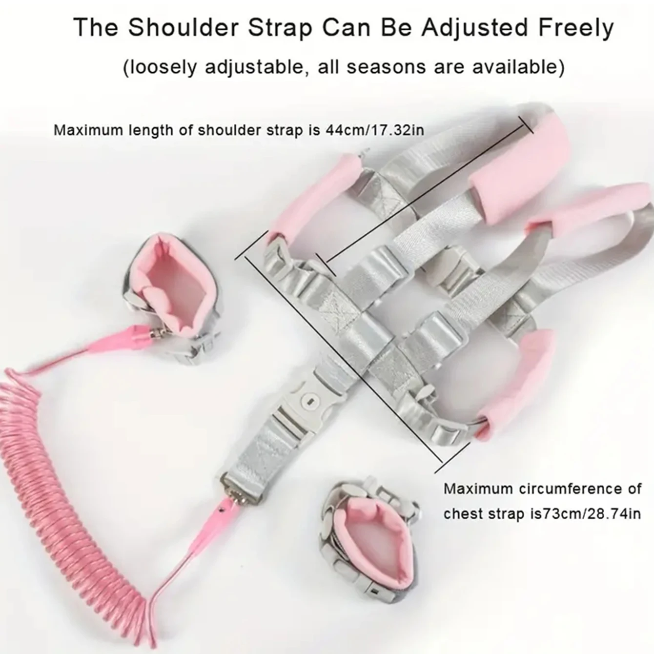 Toddler Leash Anti-Lost Wristband Harness Child Lock for Outdoor Anti Lost Wrist Link Strap Rope Child Safety Harness Products