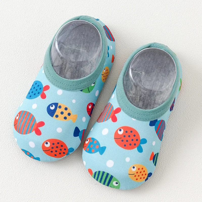Children Swimming Surf Sports Sneakers Four Season Anti-slip Aqua Swim Floor Socks Baby Kids Cartoon Pool Beach Water Shoes
