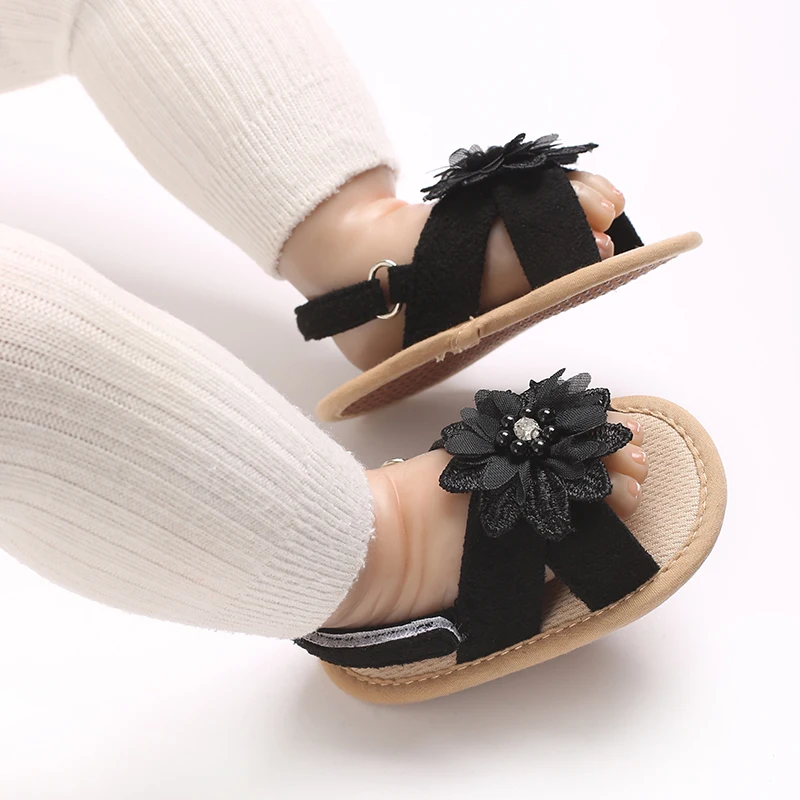 Baby Girls Sandals Summer Shoes Outdoor First Walker Toddler Girls Shoes for Summer