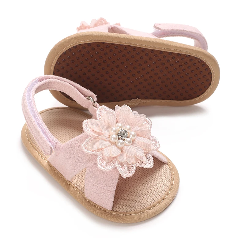 Baby Girls Sandals Summer Shoes Outdoor First Walker Toddler Girls Shoes for Summer