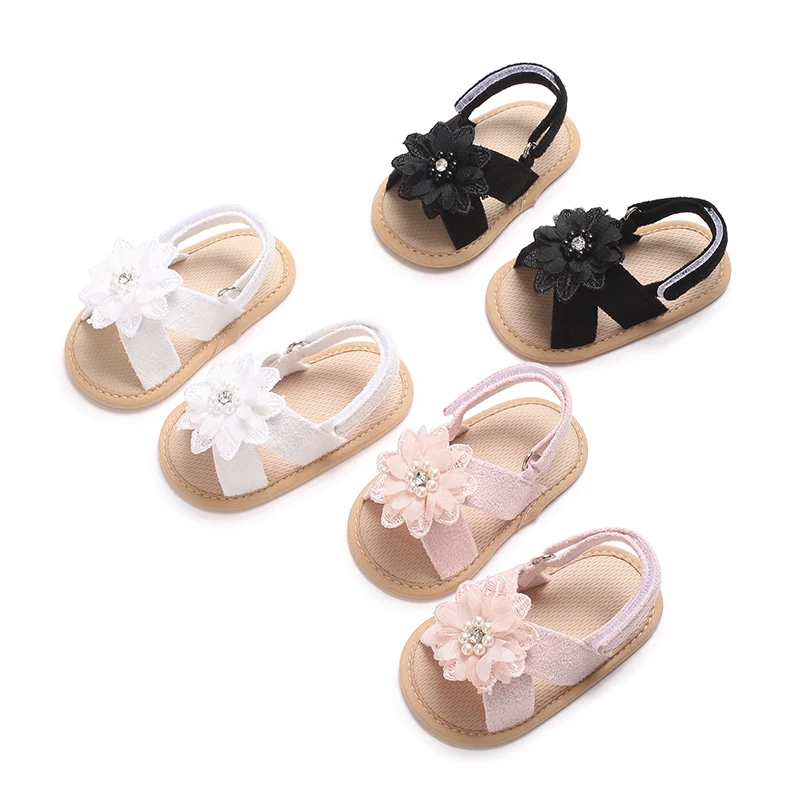 Baby Girls Sandals Summer Shoes Outdoor First Walker Toddler Girls Shoes for Summer