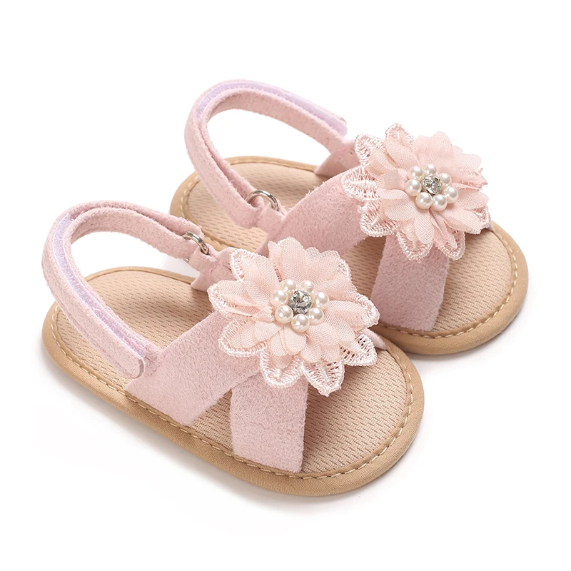 Baby Girls Sandals Summer Shoes Outdoor First Walker Toddler Girls Shoes for Summer