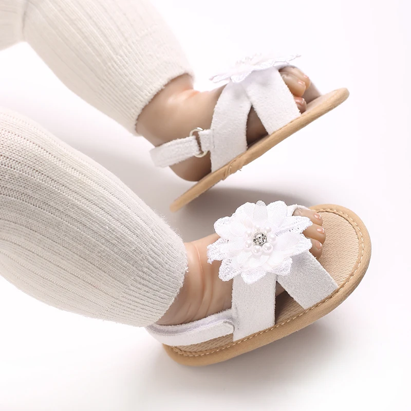 Baby Girls Sandals Summer Shoes Outdoor First Walker Toddler Girls Shoes for Summer