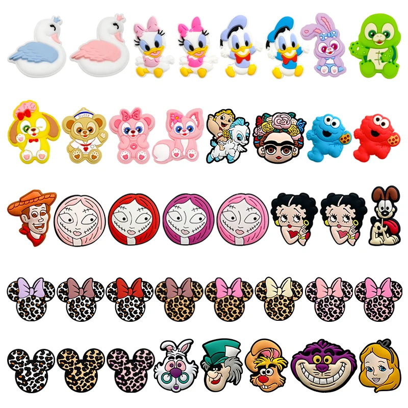 5pcs Silicone Cartoon Beads DIY Pacifier Chain Baby Oral Care Pacify Accessory Part