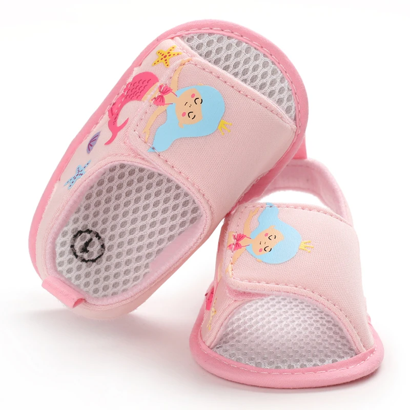 0-18M Baby Shoes Infant Pre-Walker Shoes, Cute Pink Theme Casual Flat Shoes, Soft Sole Lightweight Comfortable for Girls