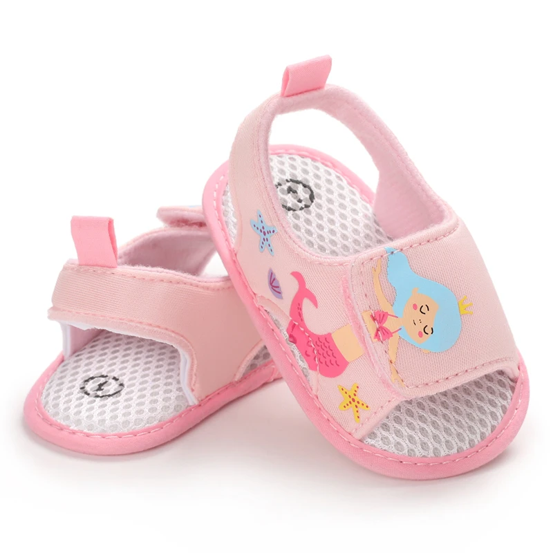 0-18M Baby Shoes Infant Pre-Walker Shoes, Cute Pink Theme Casual Flat Shoes, Soft Sole Lightweight Comfortable for Girls