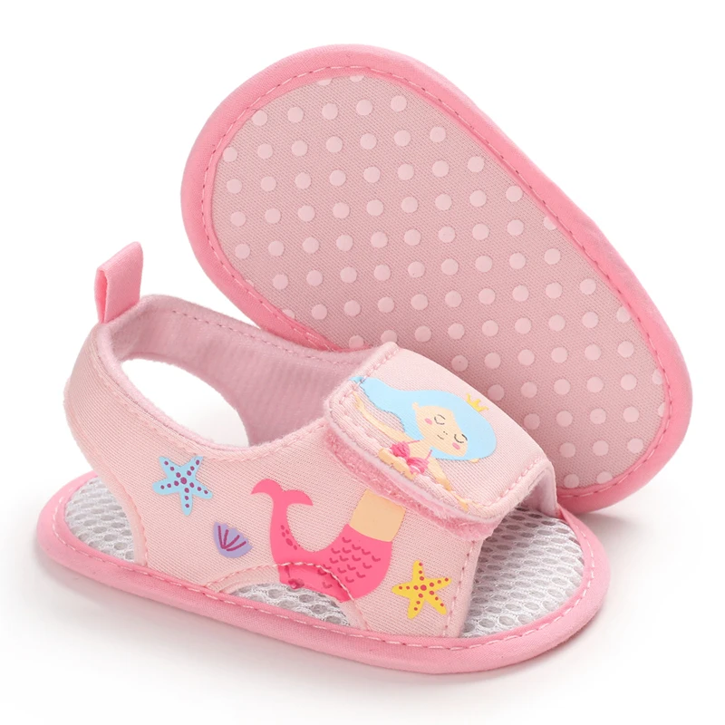 0-18M Baby Shoes Infant Pre-Walker Shoes, Cute Pink Theme Casual Flat Shoes, Soft Sole Lightweight Comfortable for Girls