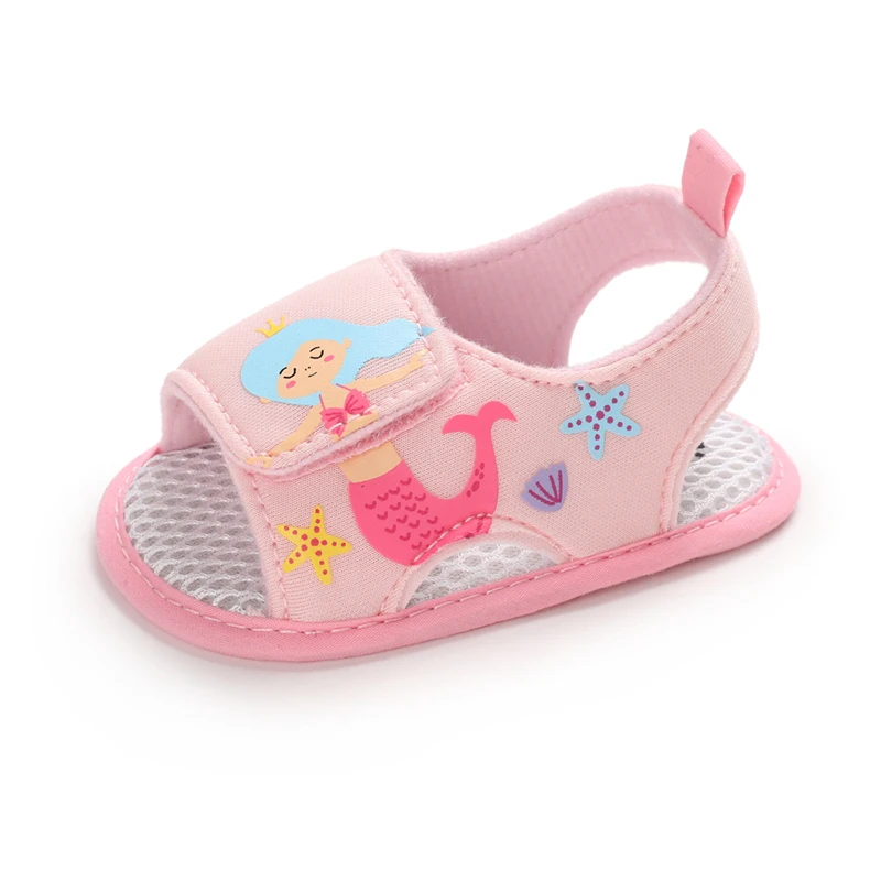 0-18M Baby Shoes Infant Pre-Walker Shoes, Cute Pink Theme Casual Flat Shoes, Soft Sole Lightweight Comfortable for Girls