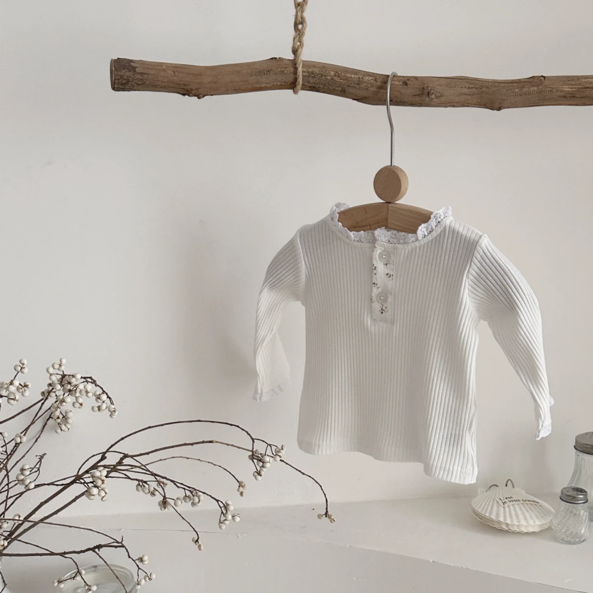 Autumn Fashion Newborn Baby Girls Clothes Comfort Solid Color Lace Long Sleeves Trendy Breathable Kids Girl Korean Style