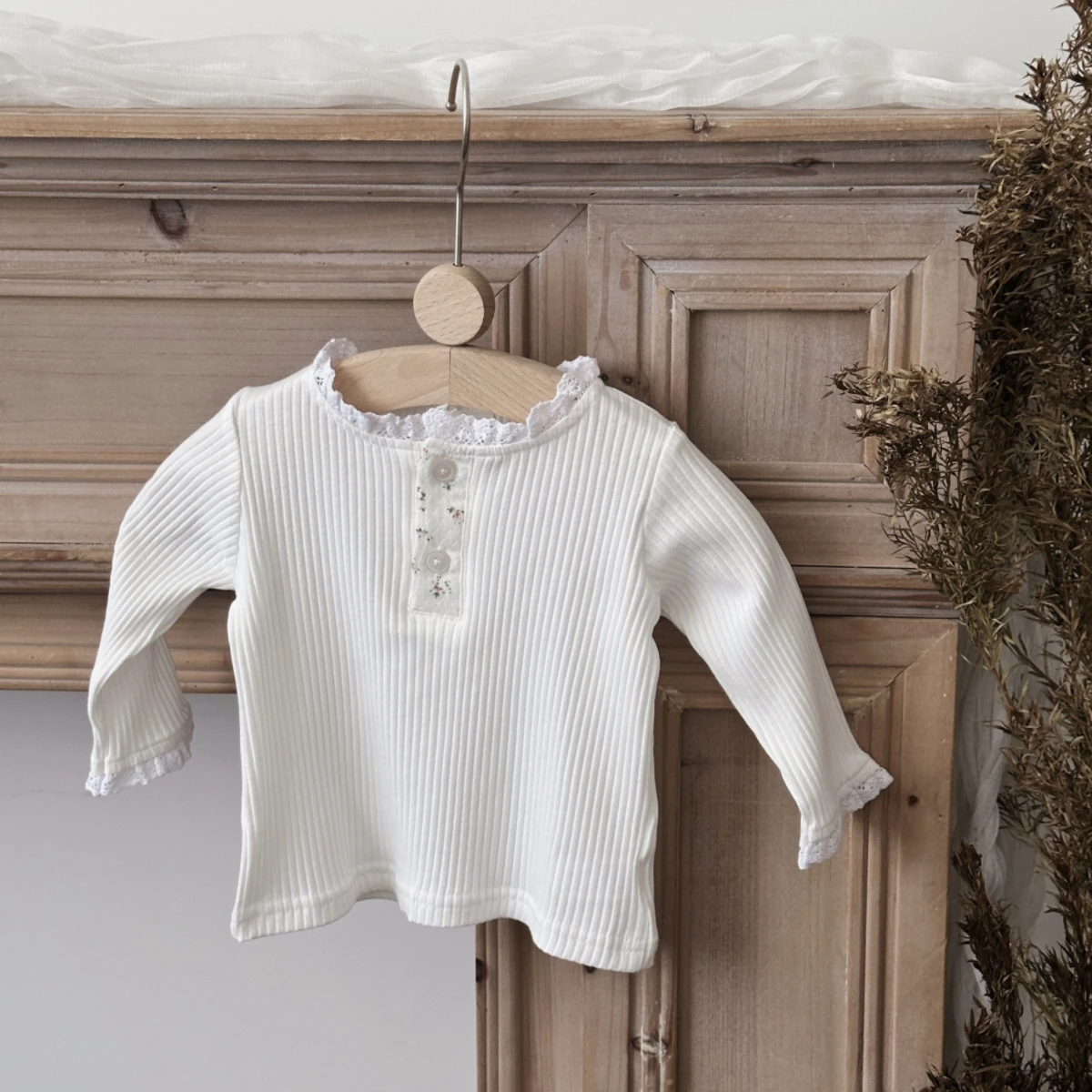 Autumn Fashion Newborn Baby Girls Clothes Comfort Solid Color Lace Long Sleeves Trendy Breathable Kids Girl Korean Style