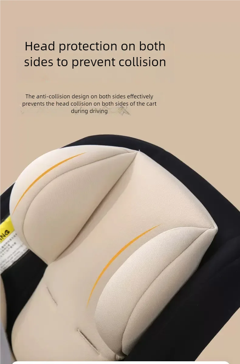 Infant Car Seat Inner Head Neck Body Support Cushion; Stroller Energy Bed Mattress; Mesh Breathable Liner; Neck Safety Liner