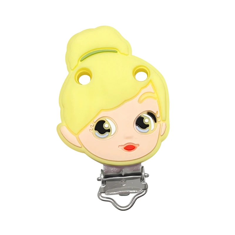 3pcs New Silicone Clip DIY Baby Teething Necklace Nipple Chain Accessories
