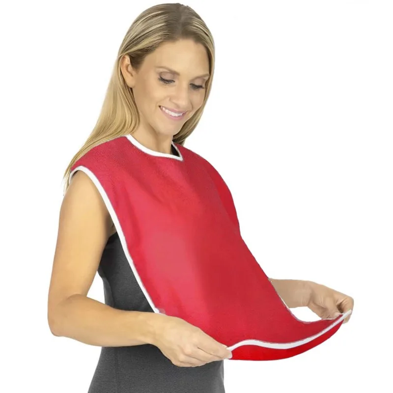 Adult Bibs Apron Bib for Men and Women Suitable for Seniors Stain Resistant Diet Cloth Waterproof Adult Mealtime Bib Cloth