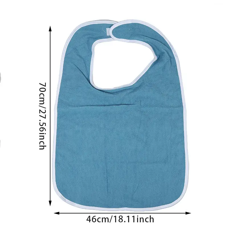 Adult Bibs Apron Bib for Men and Women Suitable for Seniors Stain Resistant Diet Cloth Waterproof Adult Mealtime Bib Cloth