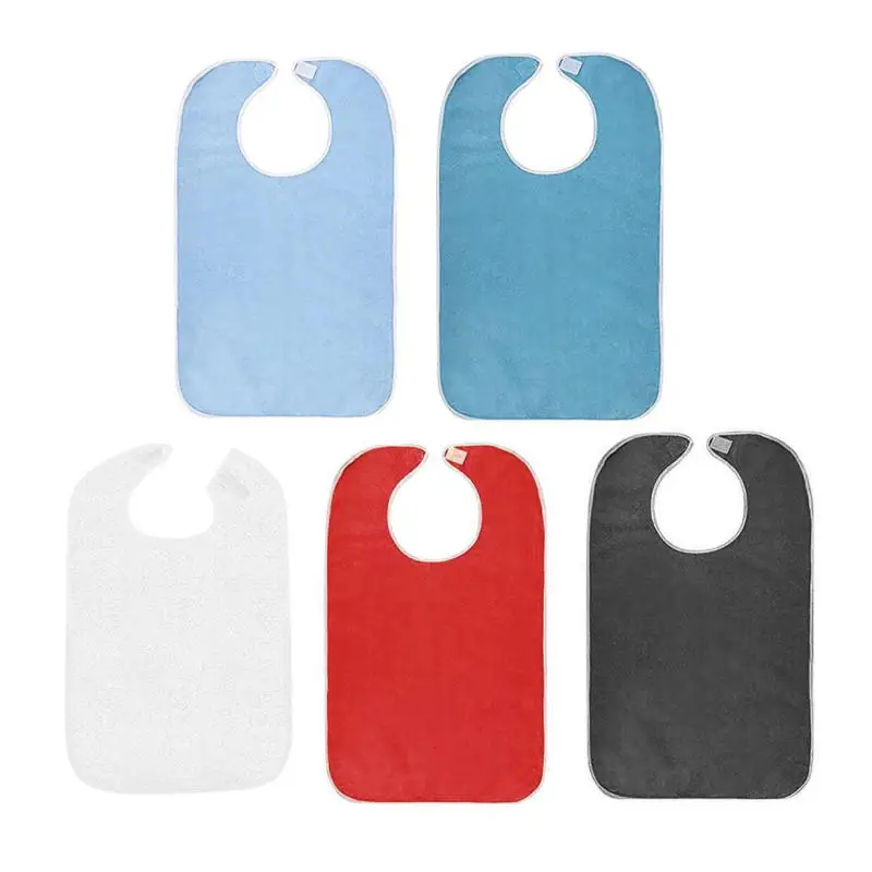 Adult Bibs Apron Bib for Men and Women Suitable for Seniors Stain Resistant Diet Cloth Waterproof Adult Mealtime Bib Cloth