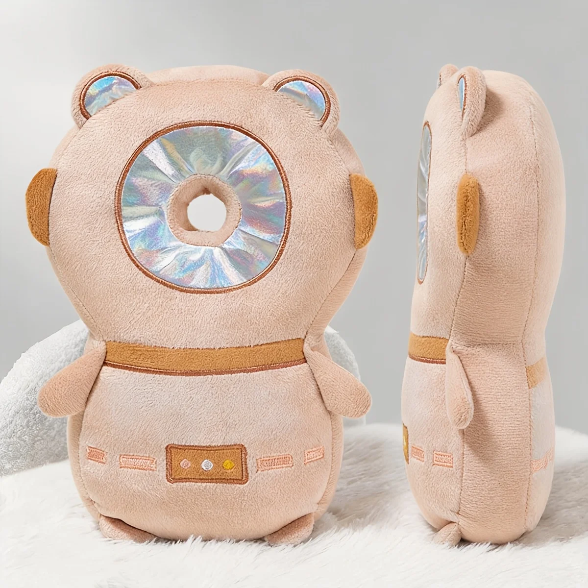 1Pc Baby Head Protection Pillow - Protective Backpack, Anti-Fall Head Pillow, Adjustable Baby Head Protection Pad, Comfortable, Cute Cartoon Design, Suitable for Baby Walking and Crawling