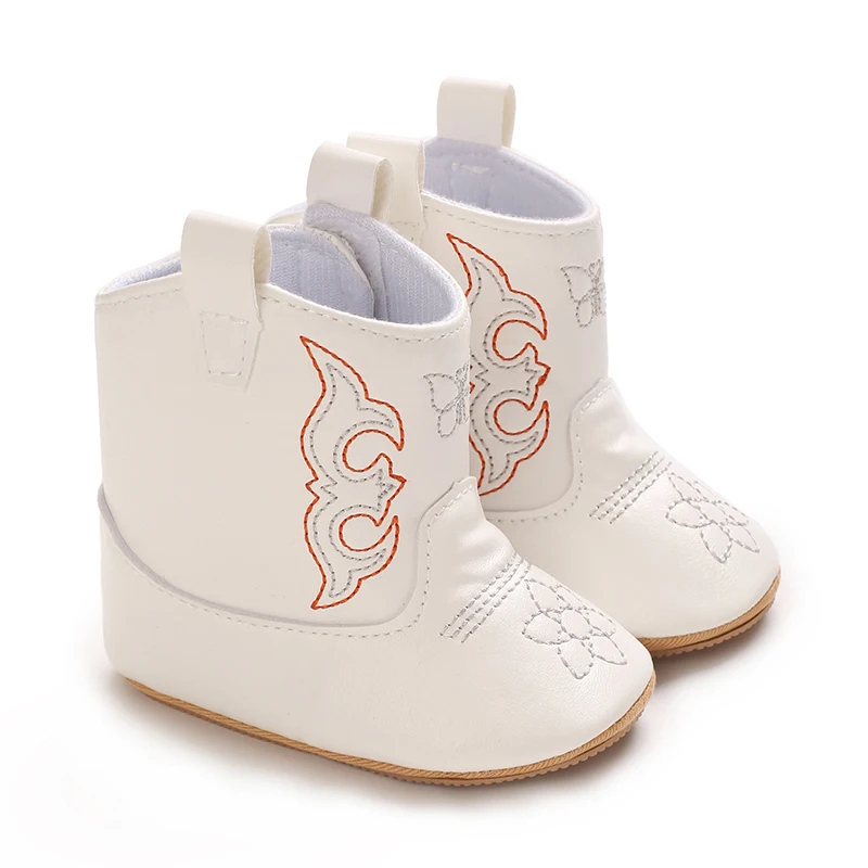 Baby Boys Girls Winter Boots 0-18 Months Western Denim First Walkers Warm Casual Fashion