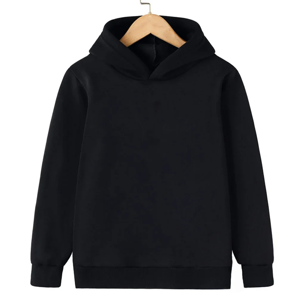 Fashion Kids Boy Hoodies Hoodies 2025 Spring Autumn Girls Casual Hoodies Sweatshirt Kids Solid Color Hoodies Sweatshirt