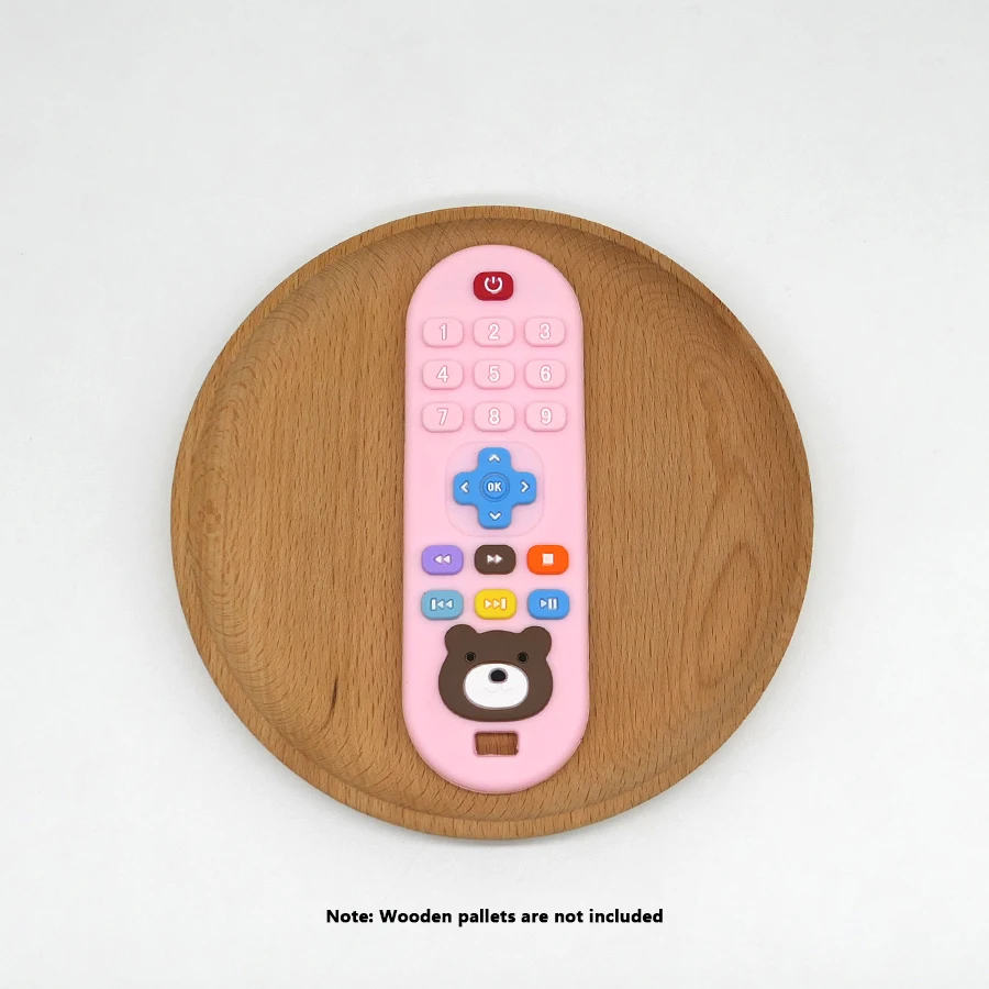 1/4pcs Children's teething remote control silicone material baby teething toys simulation remote control toys teething teether
