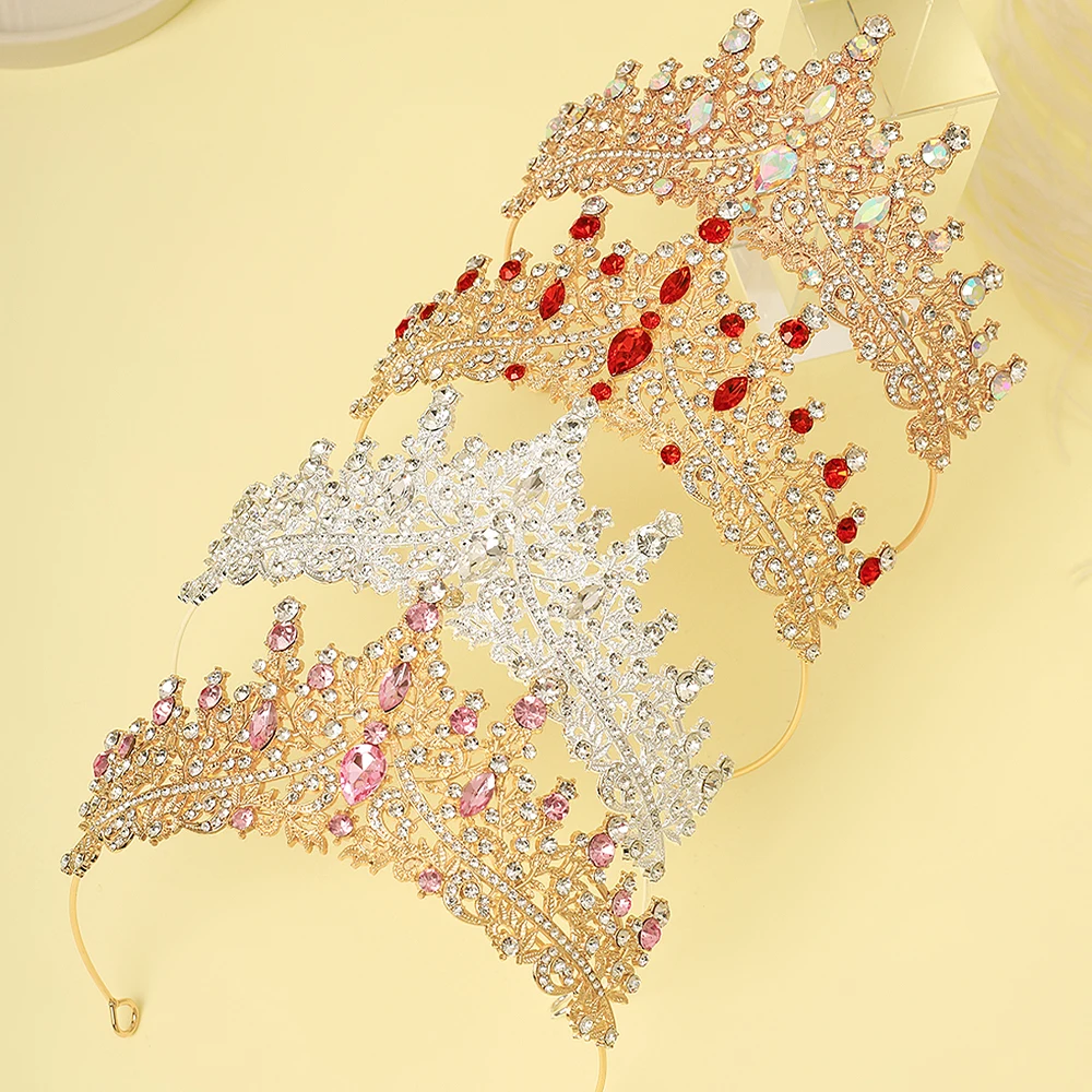 1 Piece of Multi-Color Crown Headband Suitable for Girls to Wear at Birthday Parties and Wedding Performances