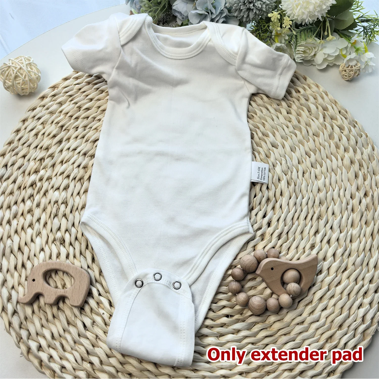 2/4/6/8/10pcs Baby Bodysuit Extender for Baby Kids Romper Crotch Extenter Bodysuit Diaper