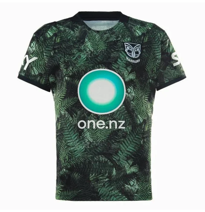 2026 New Zealand Warriors Mens Captains Run Tee RUGBY JERSEY FamilyMatching Outdoor Sports T-shirt