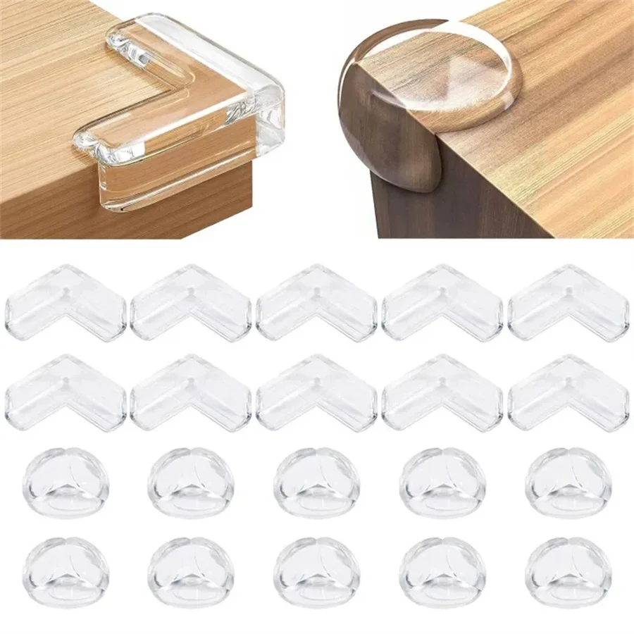 4/10/16pcs Baby Safety Corner Silicone Protector Table Soft Transparent Children Anti Collision Corner Edge Protection Guards