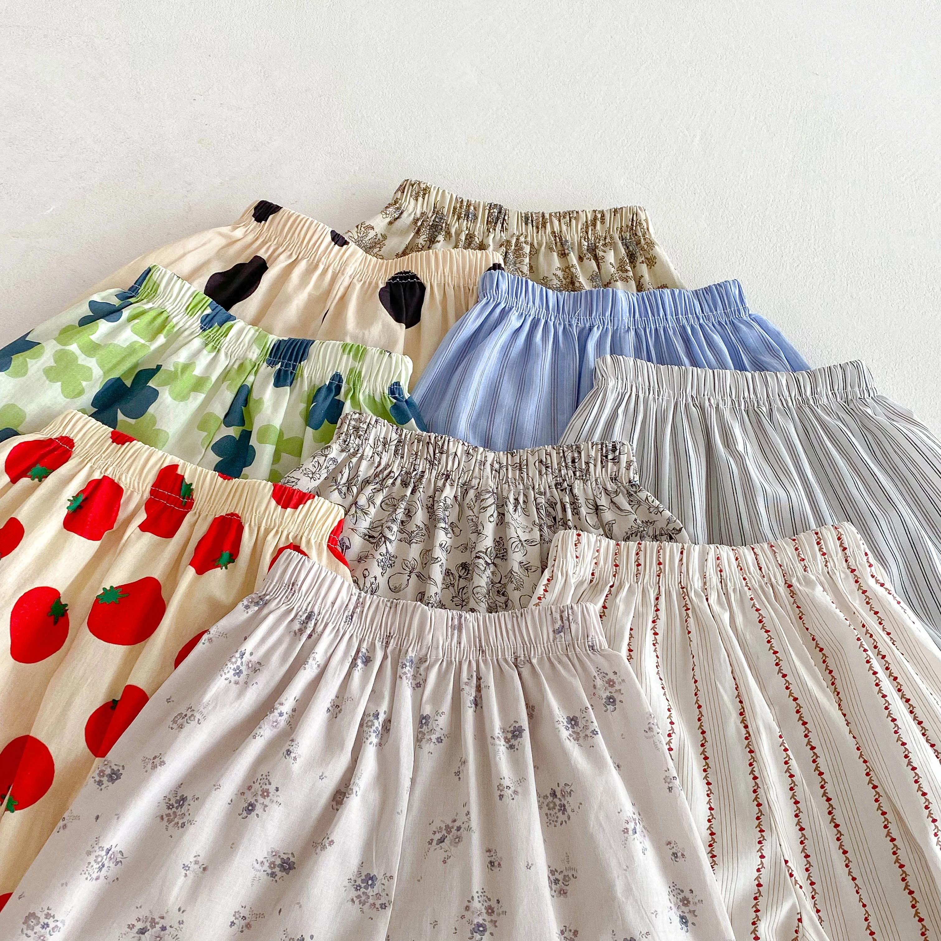 Summer Pants For Boys Girls Loose Casual Pants Full Print Trousers Child Casual Fashion Bloomers Outer Wear All-match Pants