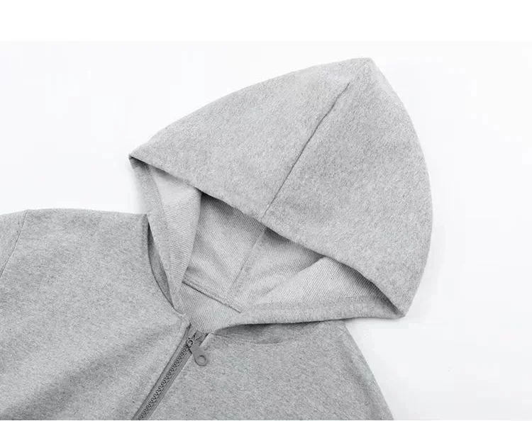 Children's Zipper Style Hoodie Sweatshirt Fashion Idol Star Charming Coat Boys Girls 3-12Yrs Casual Sports Cardigan Gift