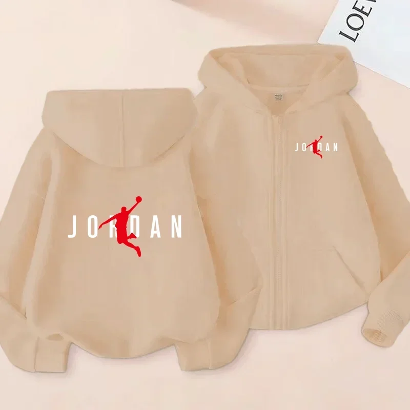 Children's Zipper Style Hoodie Sweatshirt Fashion Idol Star Charming Coat Boys Girls 3-12Yrs Casual Sports Cardigan Gift