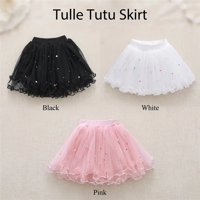Baby Girls Tutu Fluffy Skirt Toddler Princess Ballet Dance Tulle Mesh Skirt Kids Cake Skirt Cute Girls Clothes Pettiskirt Skirt