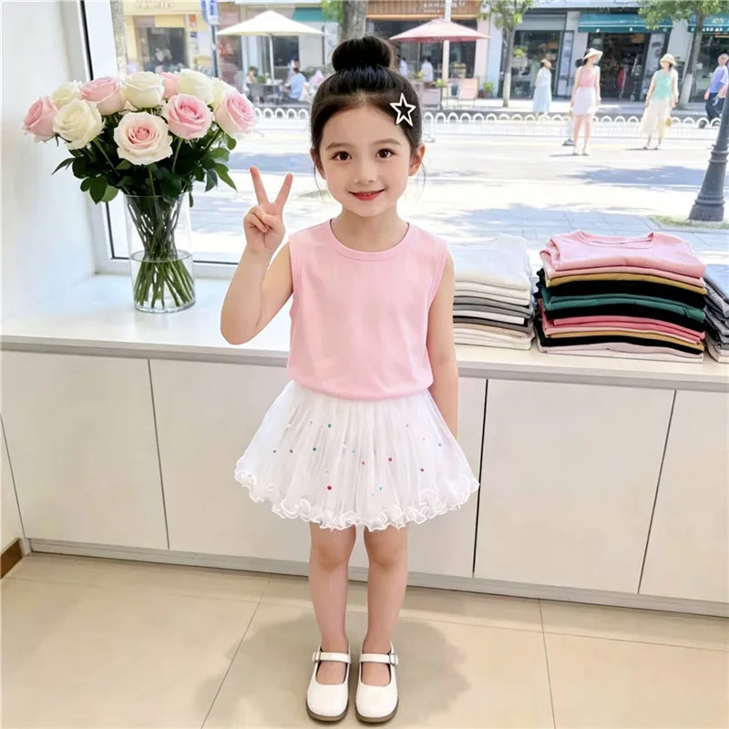Baby Girls Tutu Fluffy Skirt Toddler Princess Ballet Dance Tulle Mesh Skirt Kids Cake Skirt Cute Girls Clothes Pettiskirt Skirt