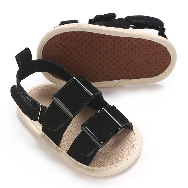 Infant Pre-Walker Shoes 0-1Year Baby Boys Casual Sandals Solid Color Breathable Comfort Spring Daily Walking Shoes