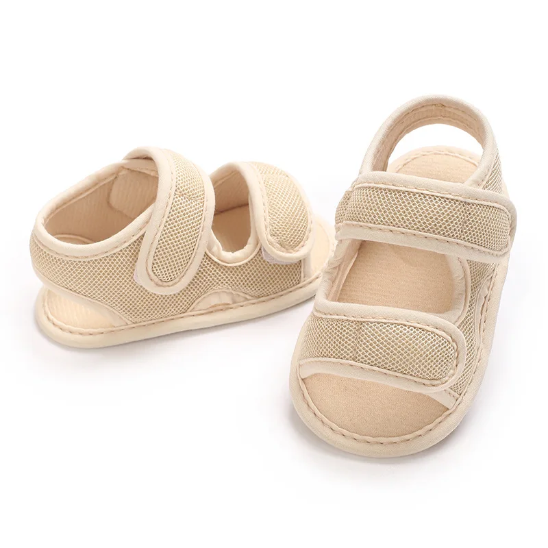 Infant Pre-Walker Shoes 0-1Year Baby Boys Casual Sandals Solid Color Breathable Comfort Spring Daily Walking Shoes