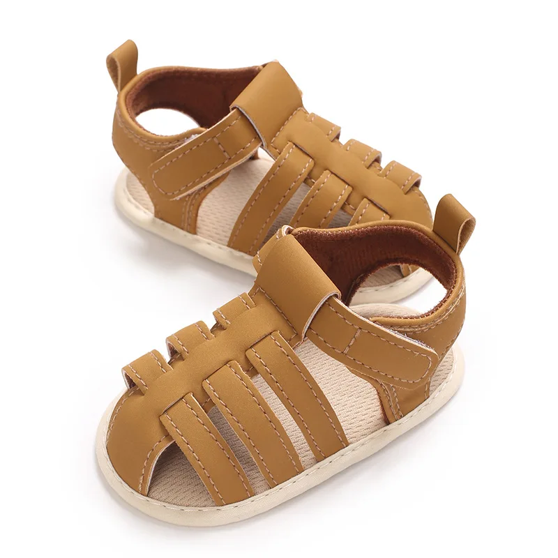 Infant Pre-Walker Shoes 0-1Year Baby Boys Casual Sandals Solid Color Breathable Comfort Spring Daily Walking Shoes